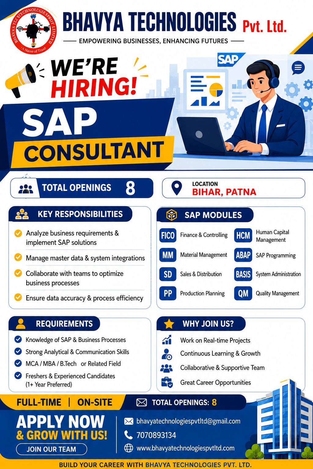 SAP Consultant Hiring